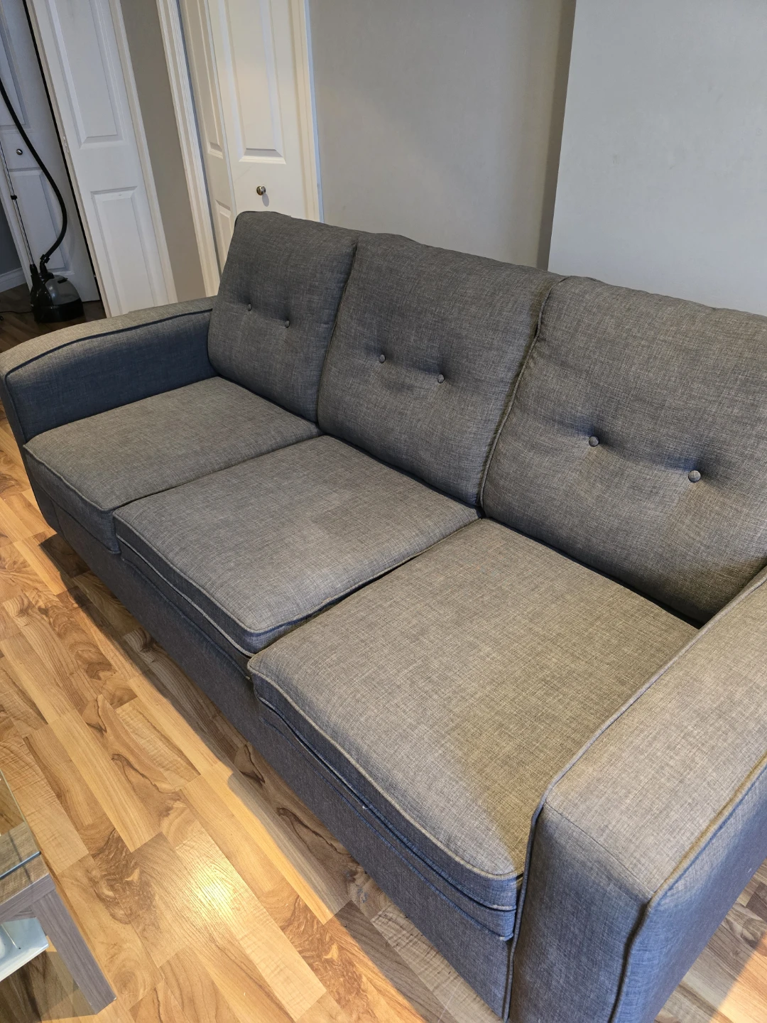 Grey 3-Seater Sofa - photo 3