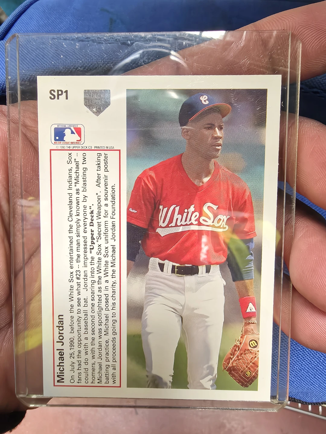1990 Upper Deck Michael Jordan SP1 Baseball Card - photo 2