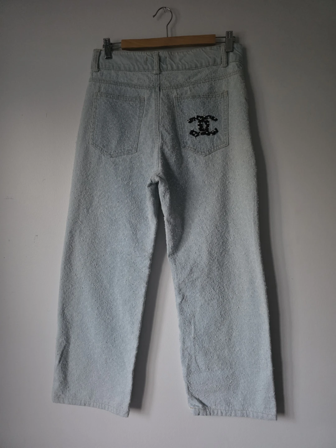CHANEL Light Blue Denim Jeans