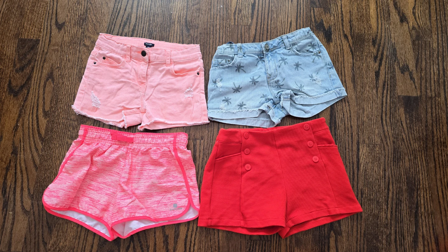 4 Girls Shorts Bundle - 8Y