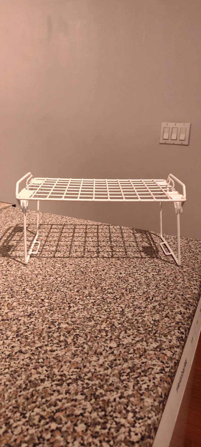 White Wire Storage Shelf