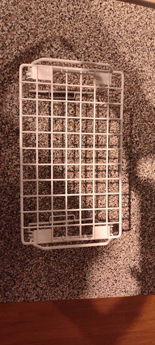 White Wire Storage Shelf - photo 2