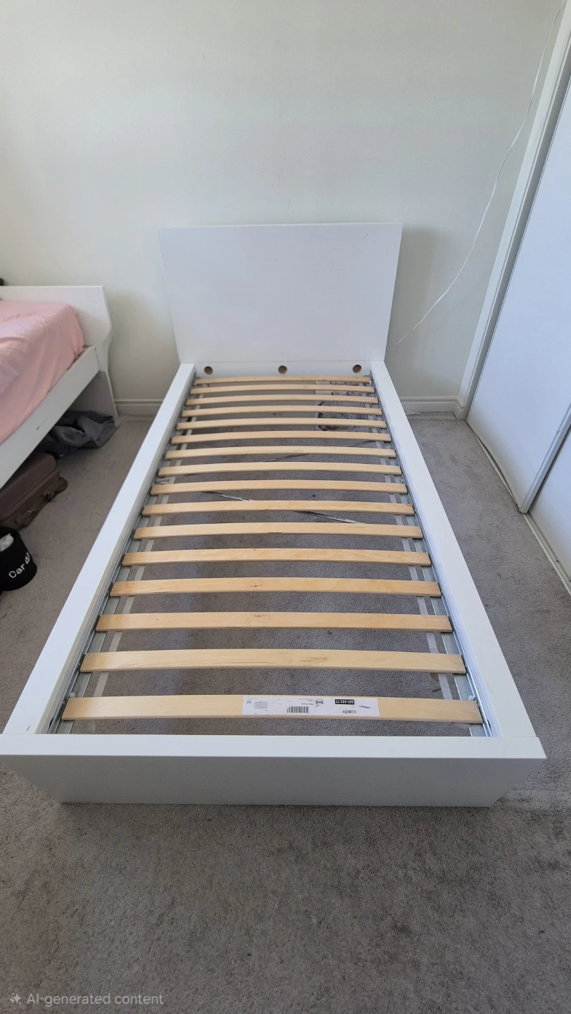 IKEA MALM Bed Frame with Slats