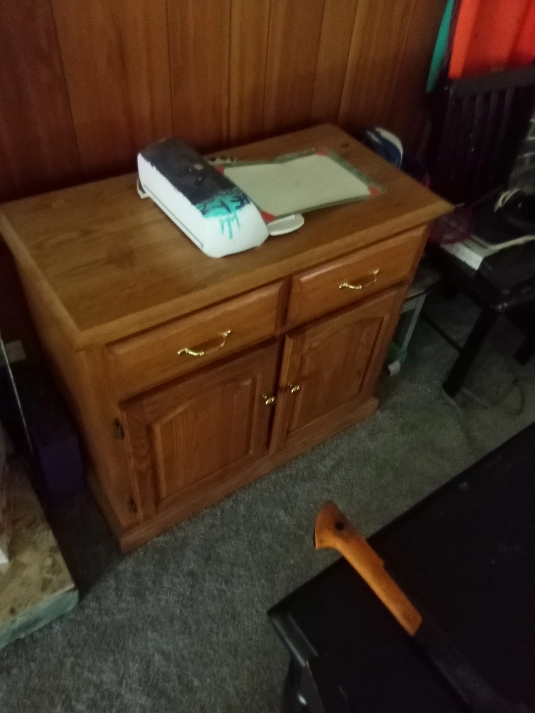 Wooden Cabinet with Glass Doors - photo 2