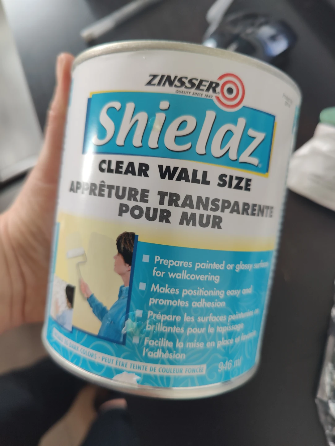 Zinsser Shieldz Clear Wall Size Primer - 946ml