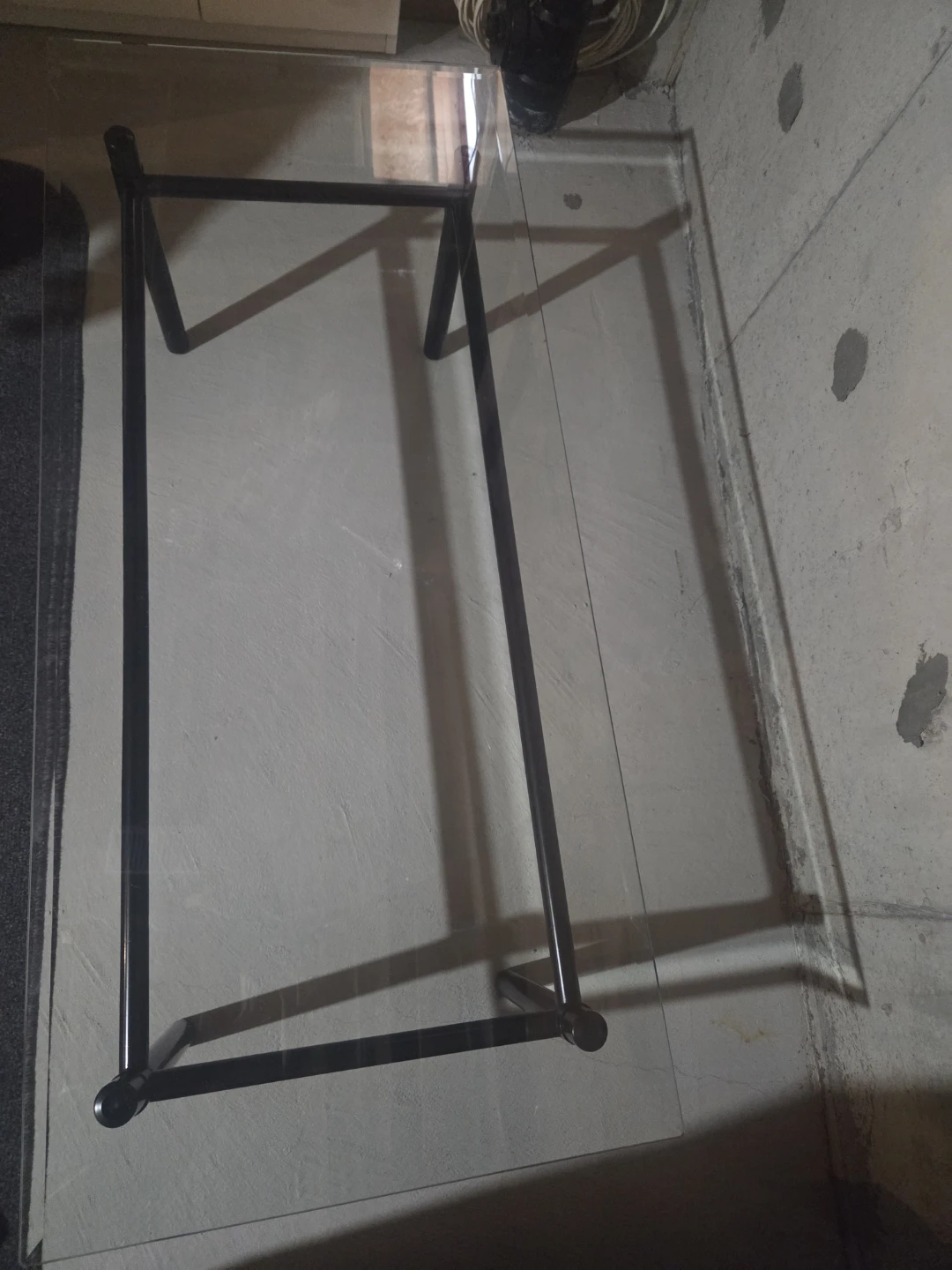 Glass and Metal Coffee Table - photo 5