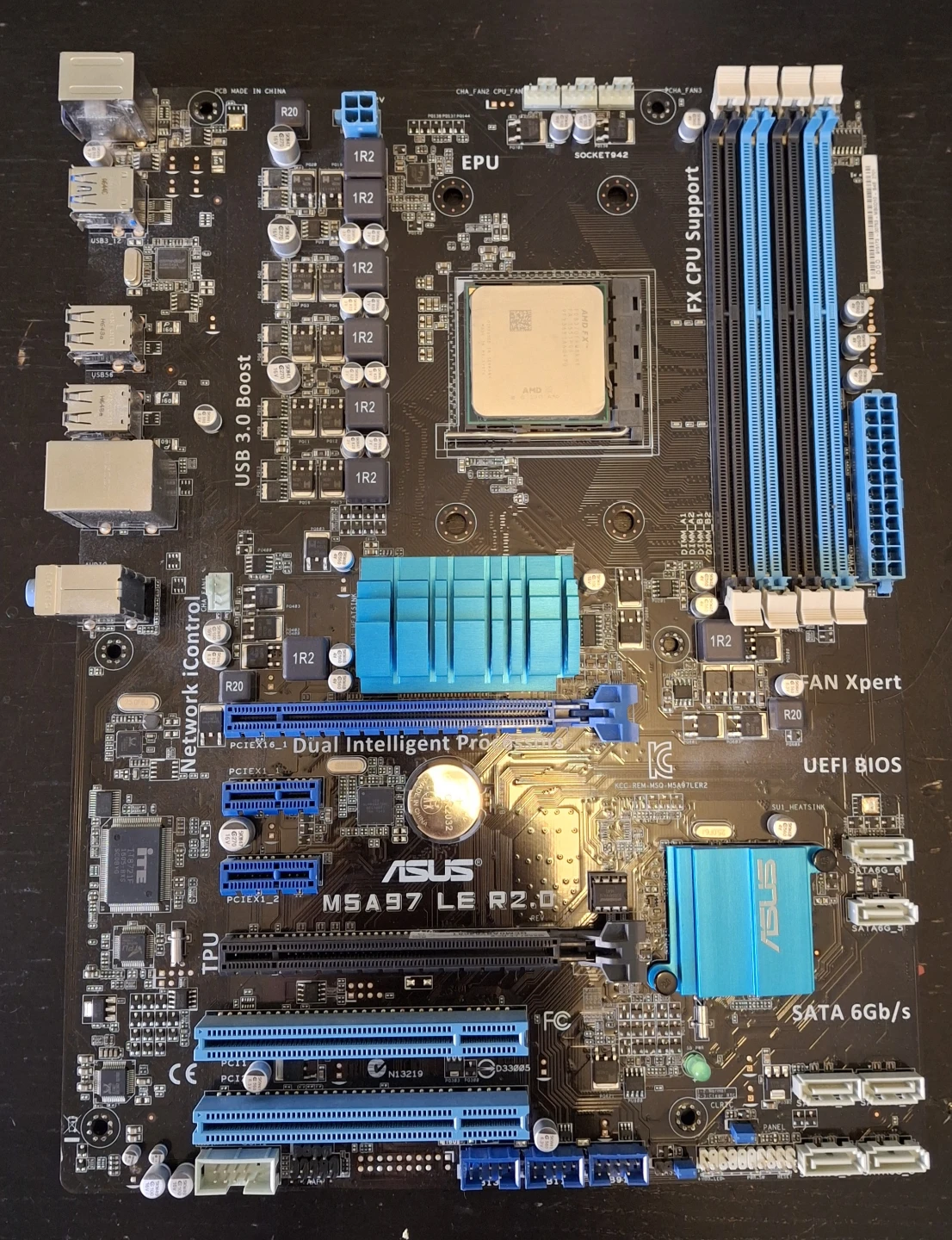 Asus M5A97 motherboard + AMD FX-8370 CPU