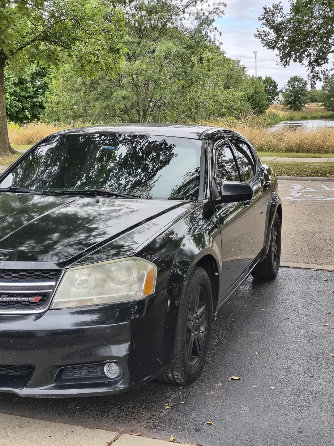 Black Dodge Avenger Sedan 2013 - photo 4