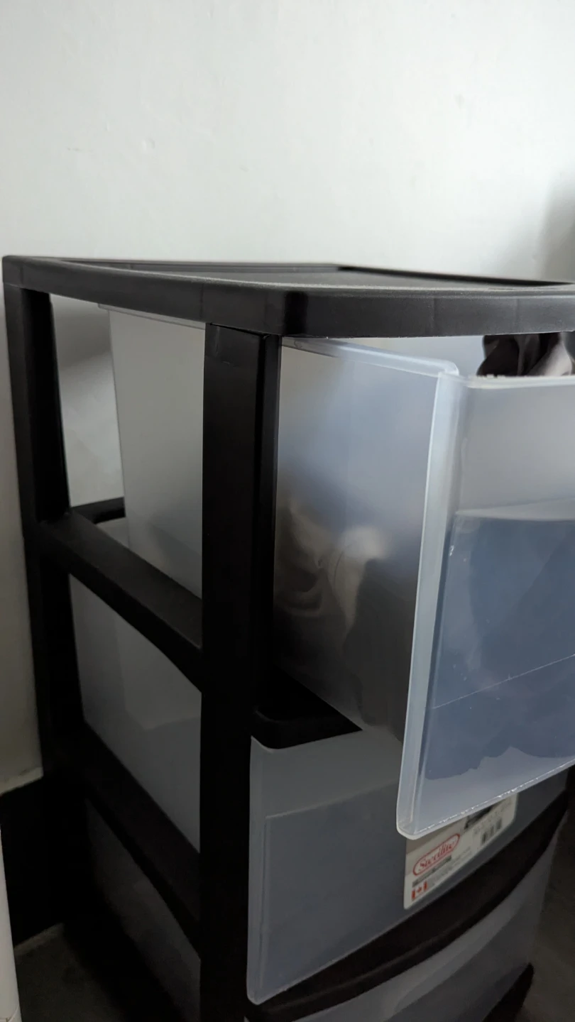 3-Drawer Storage Cabinet with Wheels - photo 4