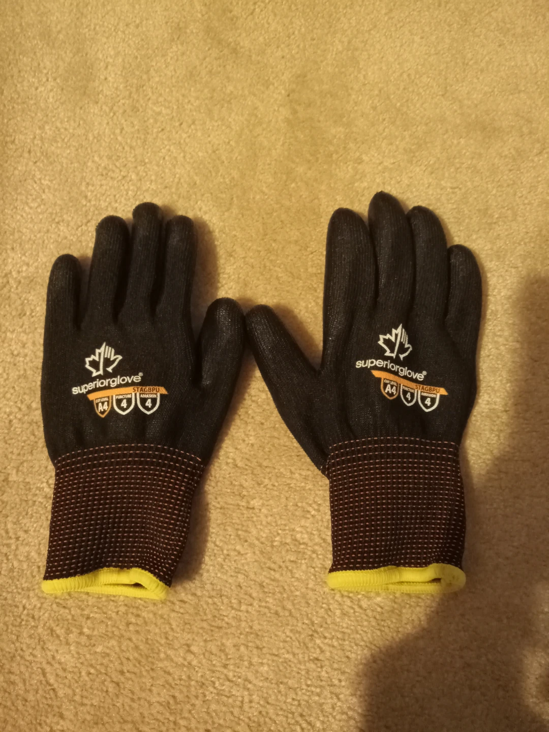 Superior Glove A4 Cut Resistant Work Gloves- Small