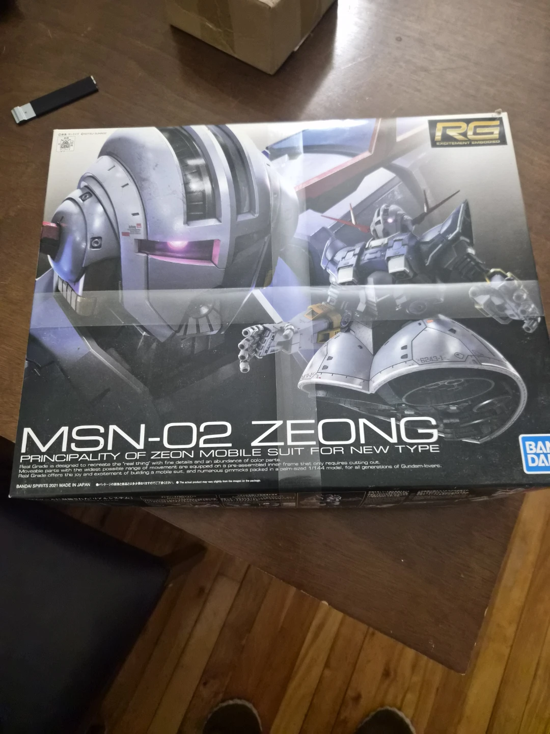 Bandai Spirits RG MSN-02 Zeong Mobile Suit Model Kit