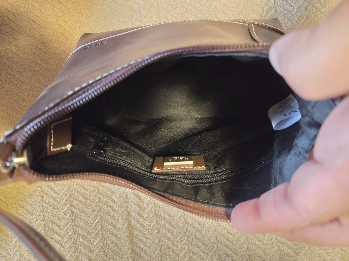 XOXO Brown Faux Leather Shoulder Bag - photo 2