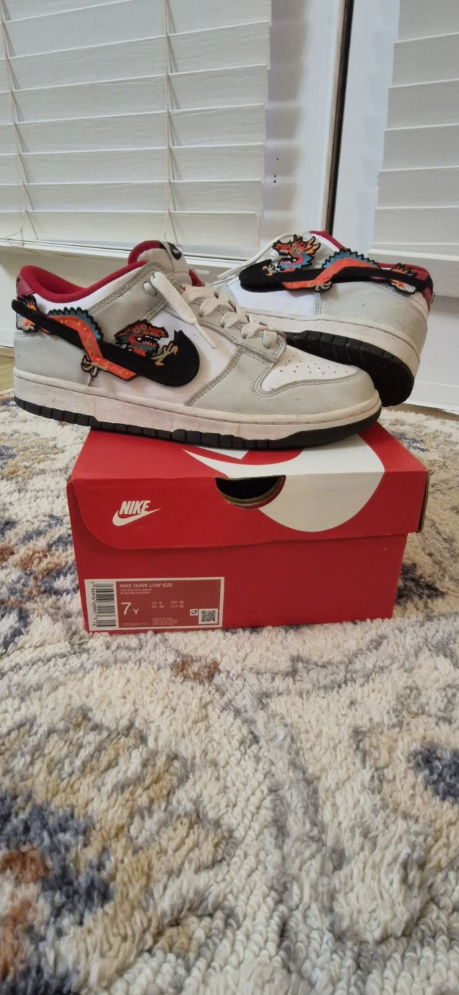 Nike Dunk Low GS 'Year of the Dragon' Shoes Size 7Y