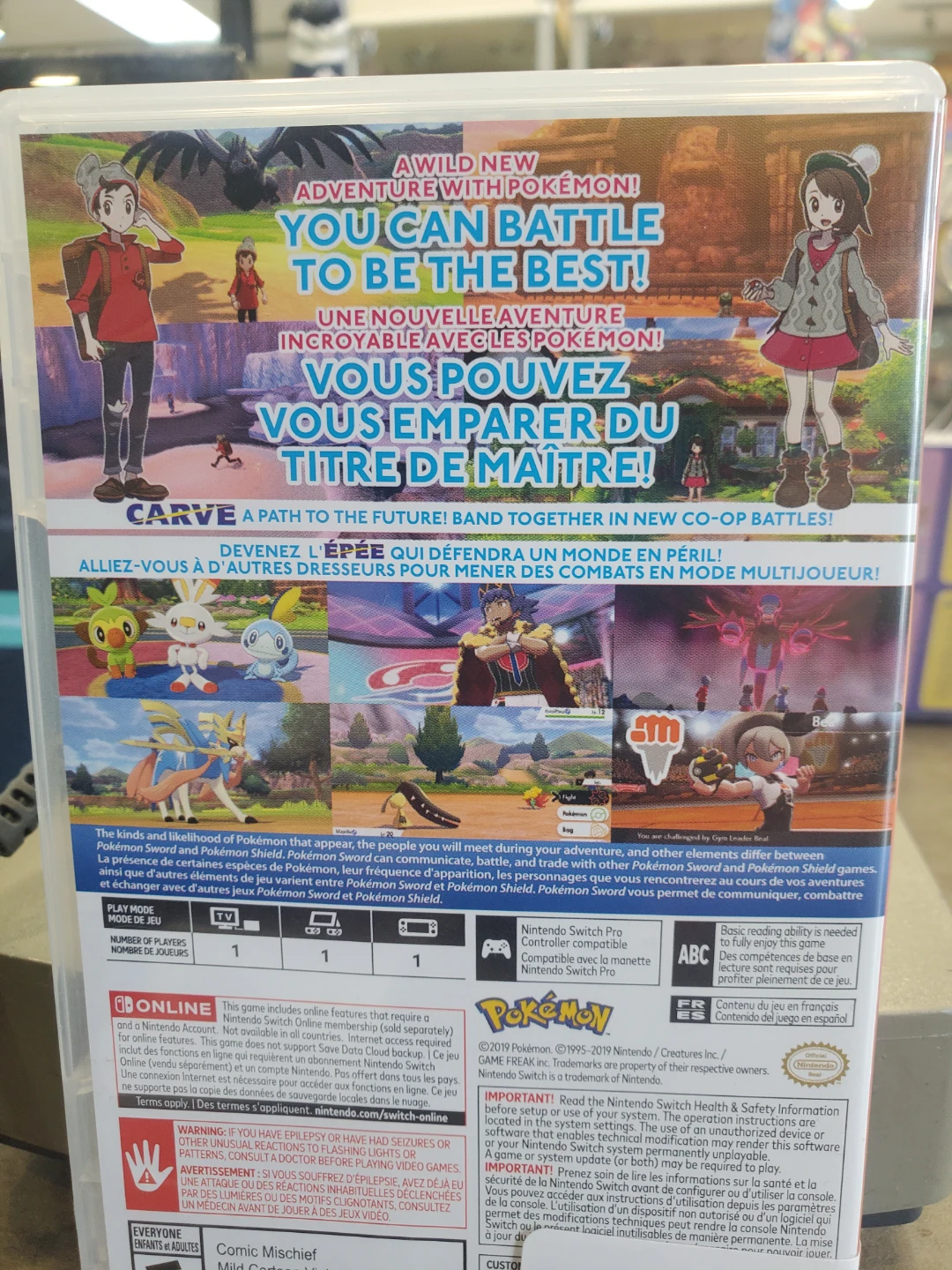 Nintendo Switch Pokémon Sword Game - photo 2