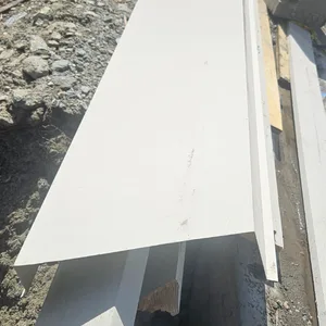 White Metal Flashing and Trim Pieces