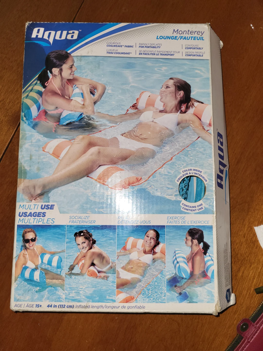 Aqua Monterey Lounge Pool Float - 44 inch
