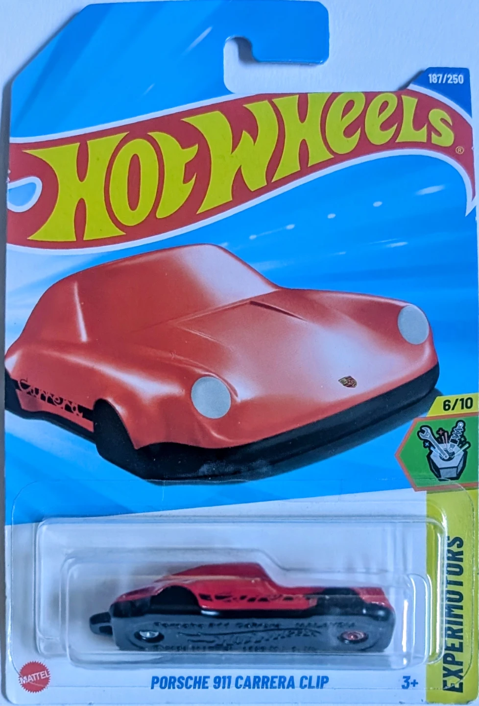 Hot Wheels '25: Porsche 911 Carrera Clip (Red/Black)