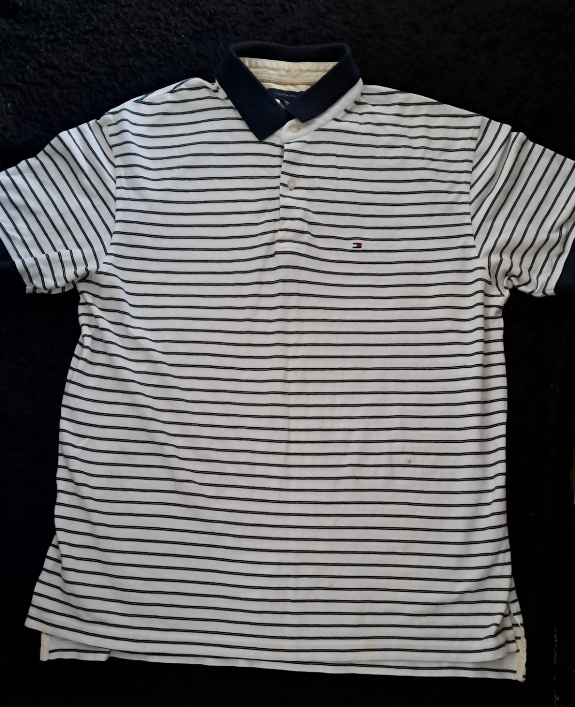 Tommy Hilfiger Striped Polo Shirt - XL