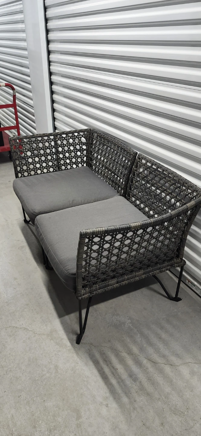 Ikea outdoor chairs of 2 with cushions