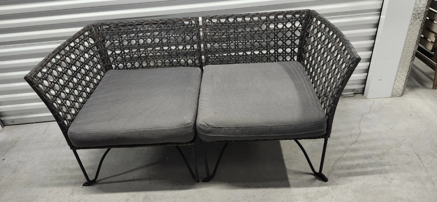 Ikea outdoor chairs of 2 with cushions - photo 4