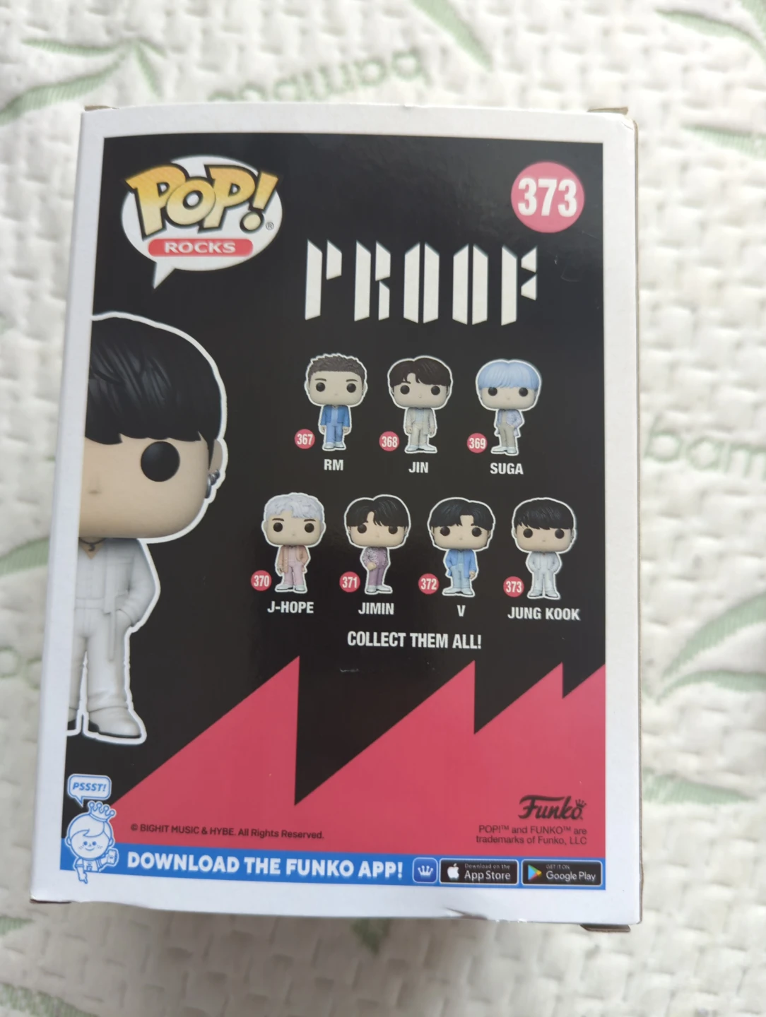 Funko Pop! Rocks BTS Jung Kook #373 Vinyl Figure - photo 3