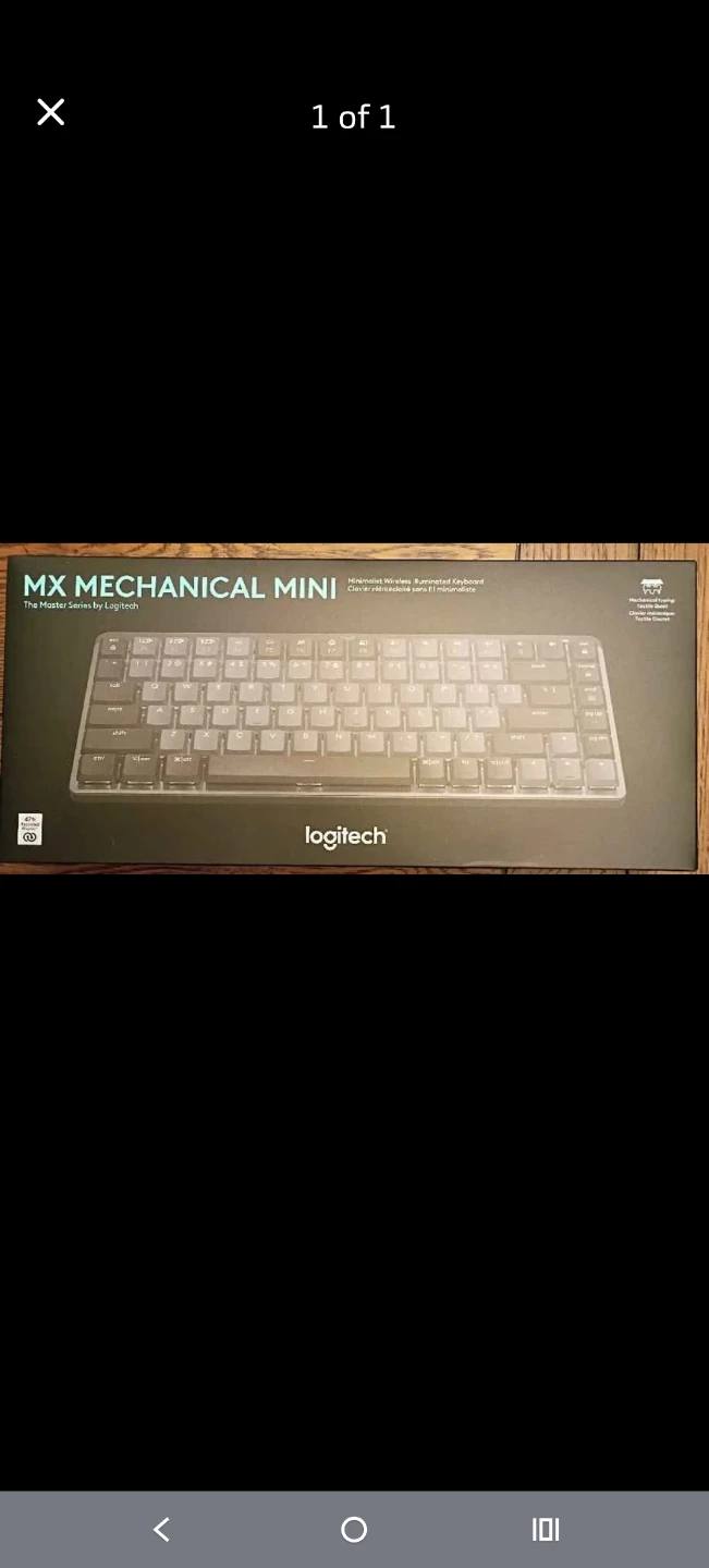 Logitech Mechanical Cordless Keyboard
