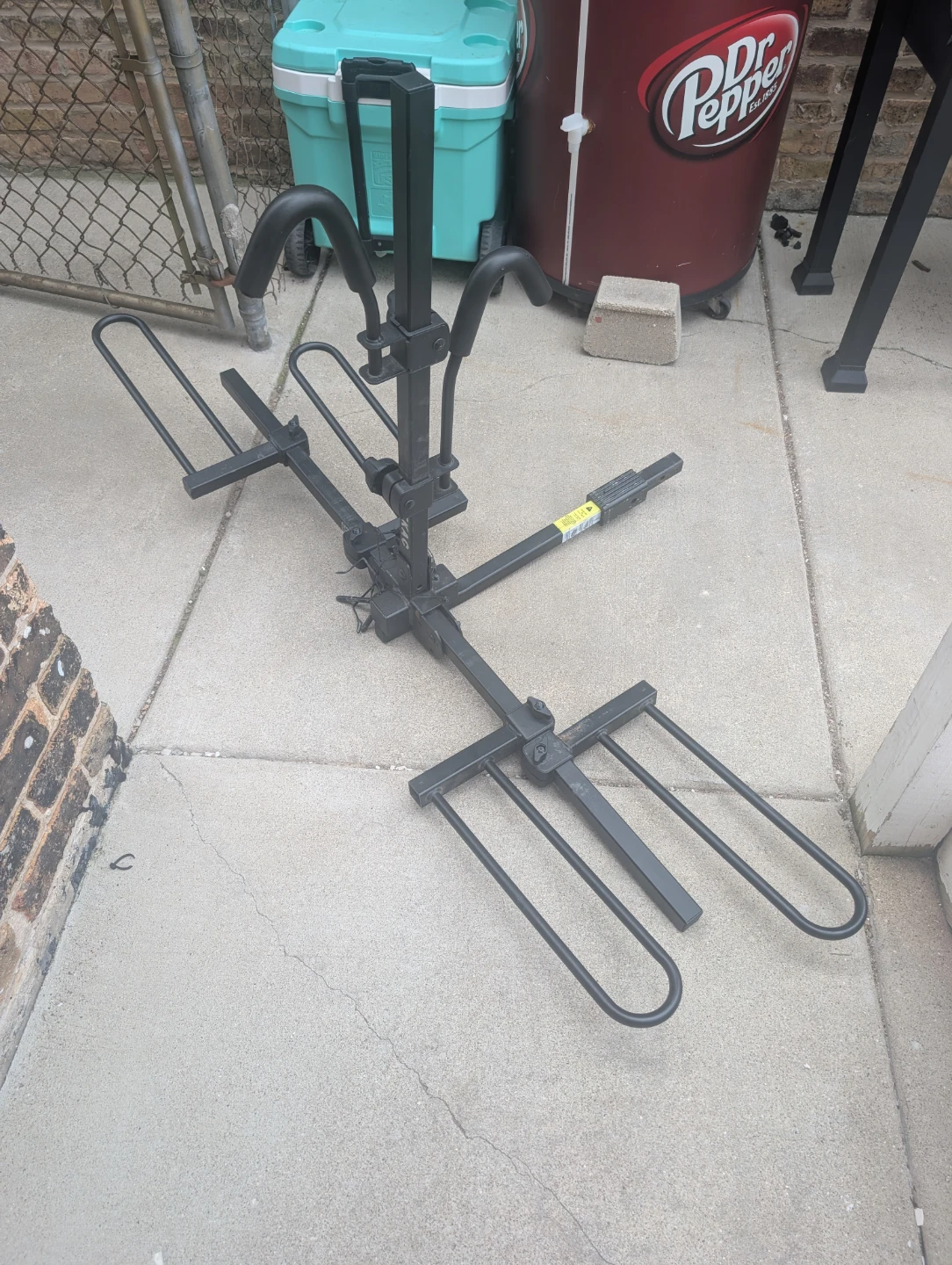 Black Hitch Mount Bike Rack