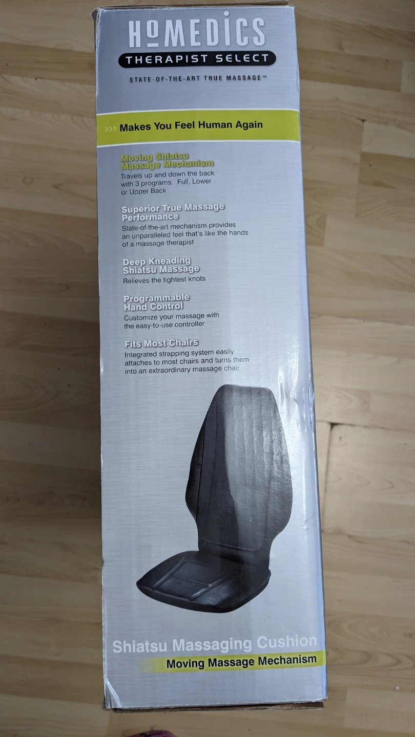 HoMedics Shiatsu Massaging Cushion with Moving Massage Mechanism - photo 3