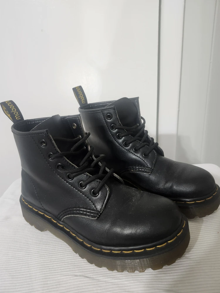 Dr. Martens Black Leather Boots