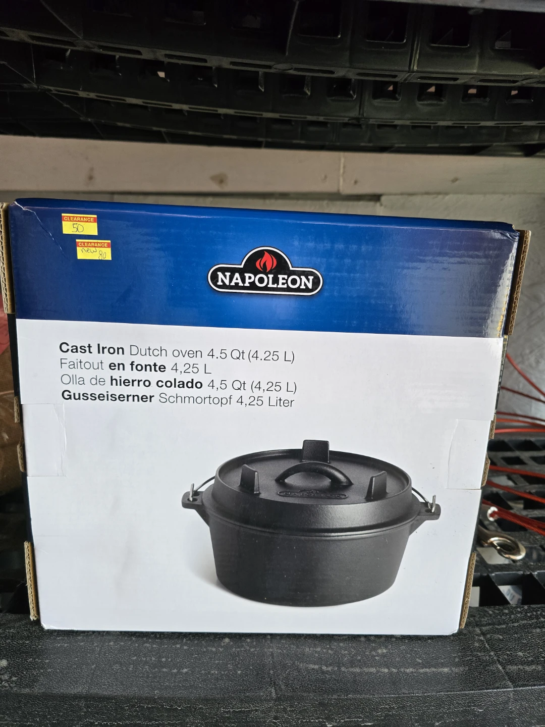 Napoleon Cast Iron Dutch Oven 4.5 Qt