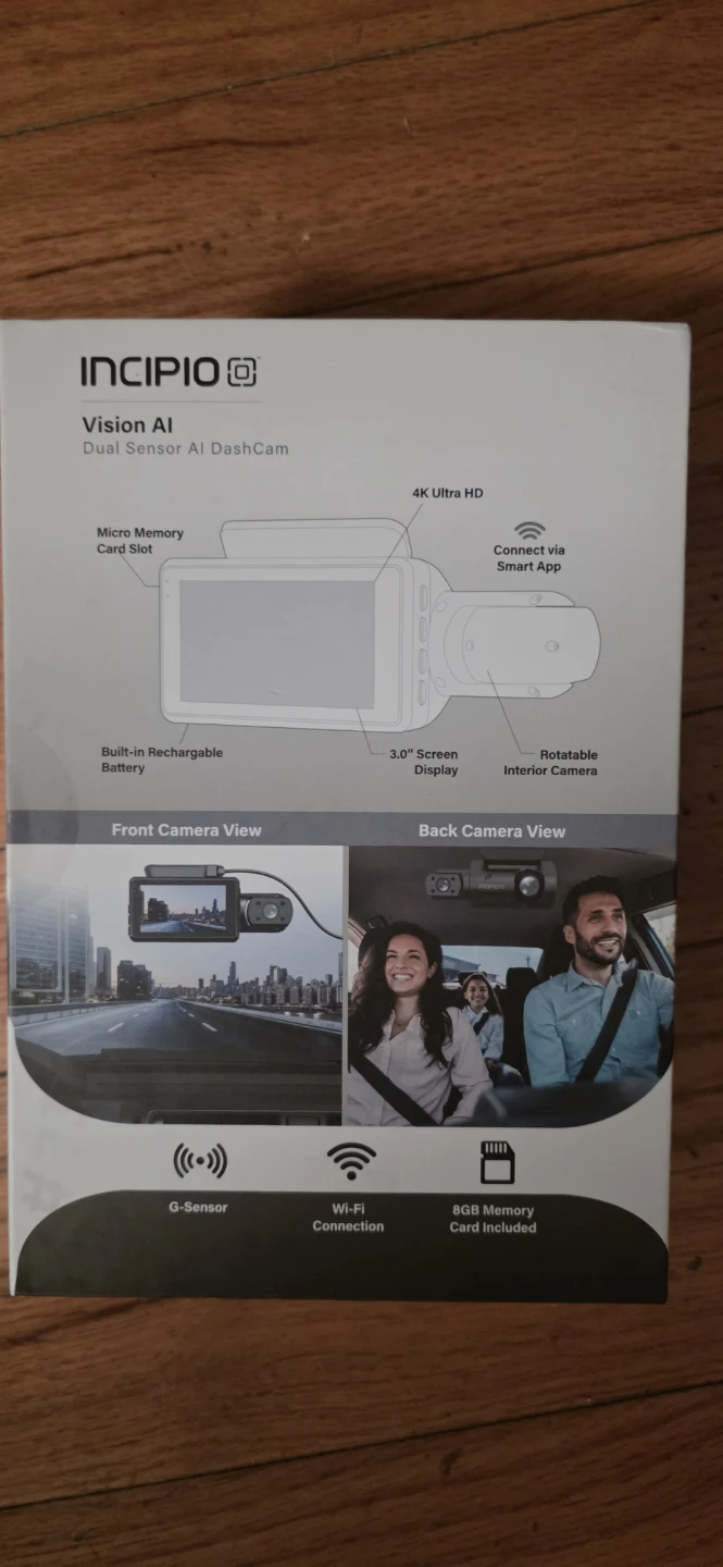 Incipio Vision AI Dual Sensor DashCam 4K Ultra HD - photo 4