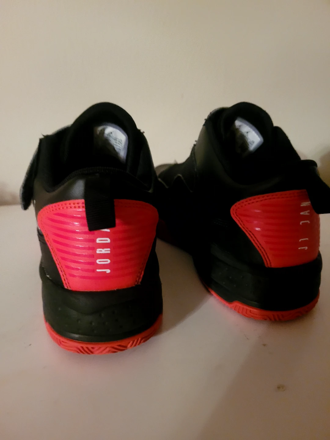 Jordan Kids Black Red High Top Sneakers - photo 2