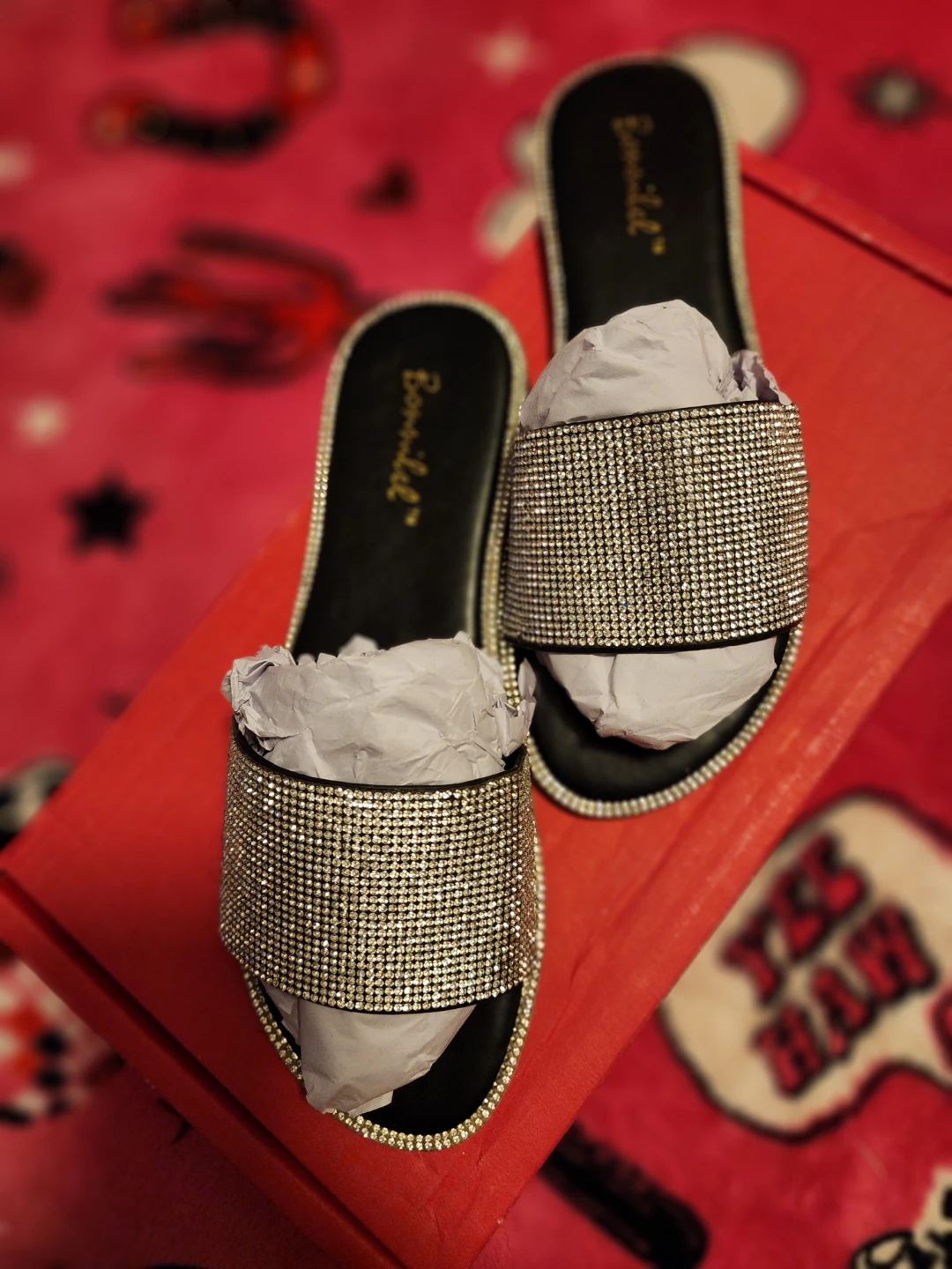 Bonmilbel Women's Embellished Slide Sandals - photo 2