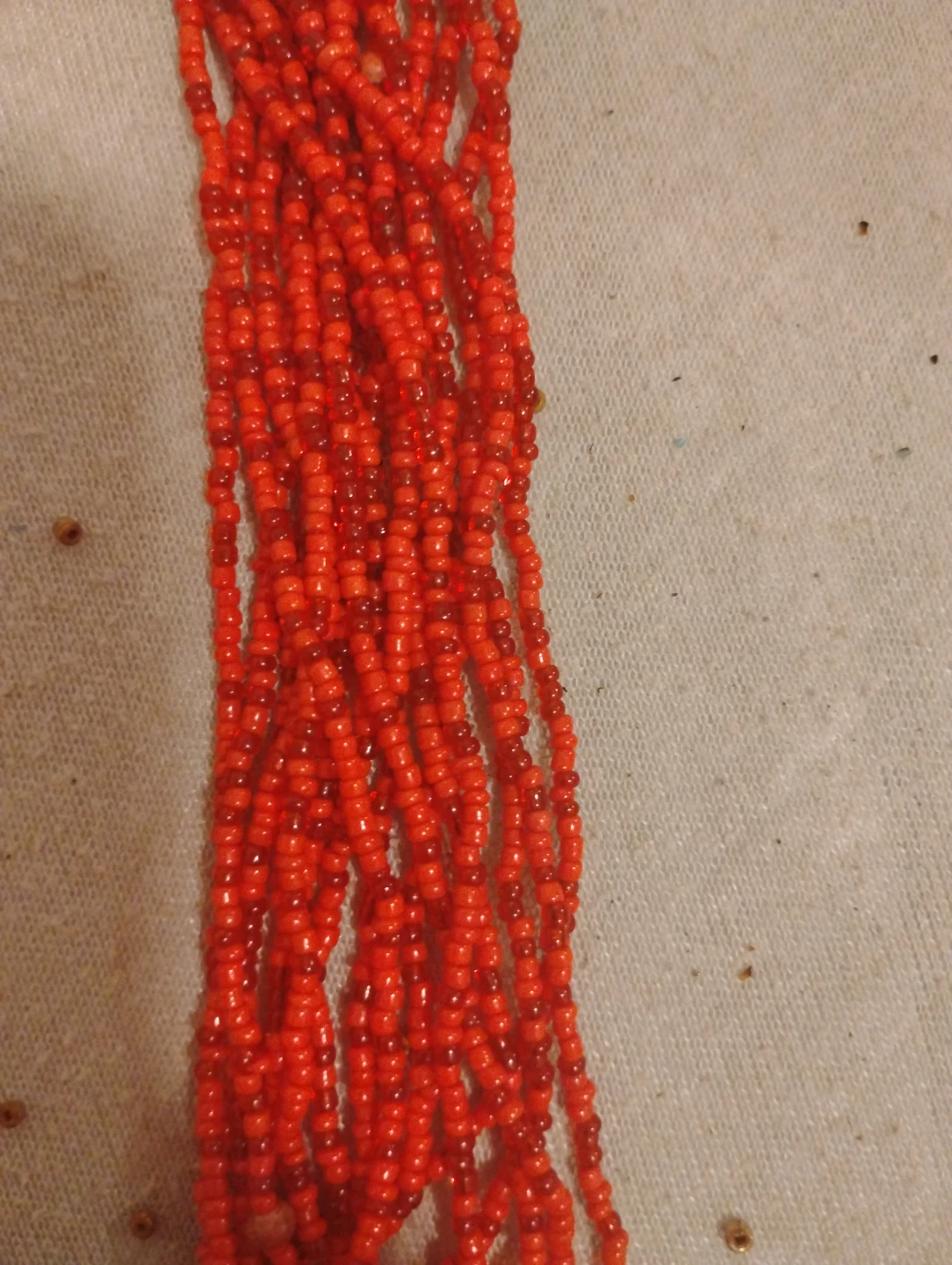 Orange Beaded Necklace - photo 2