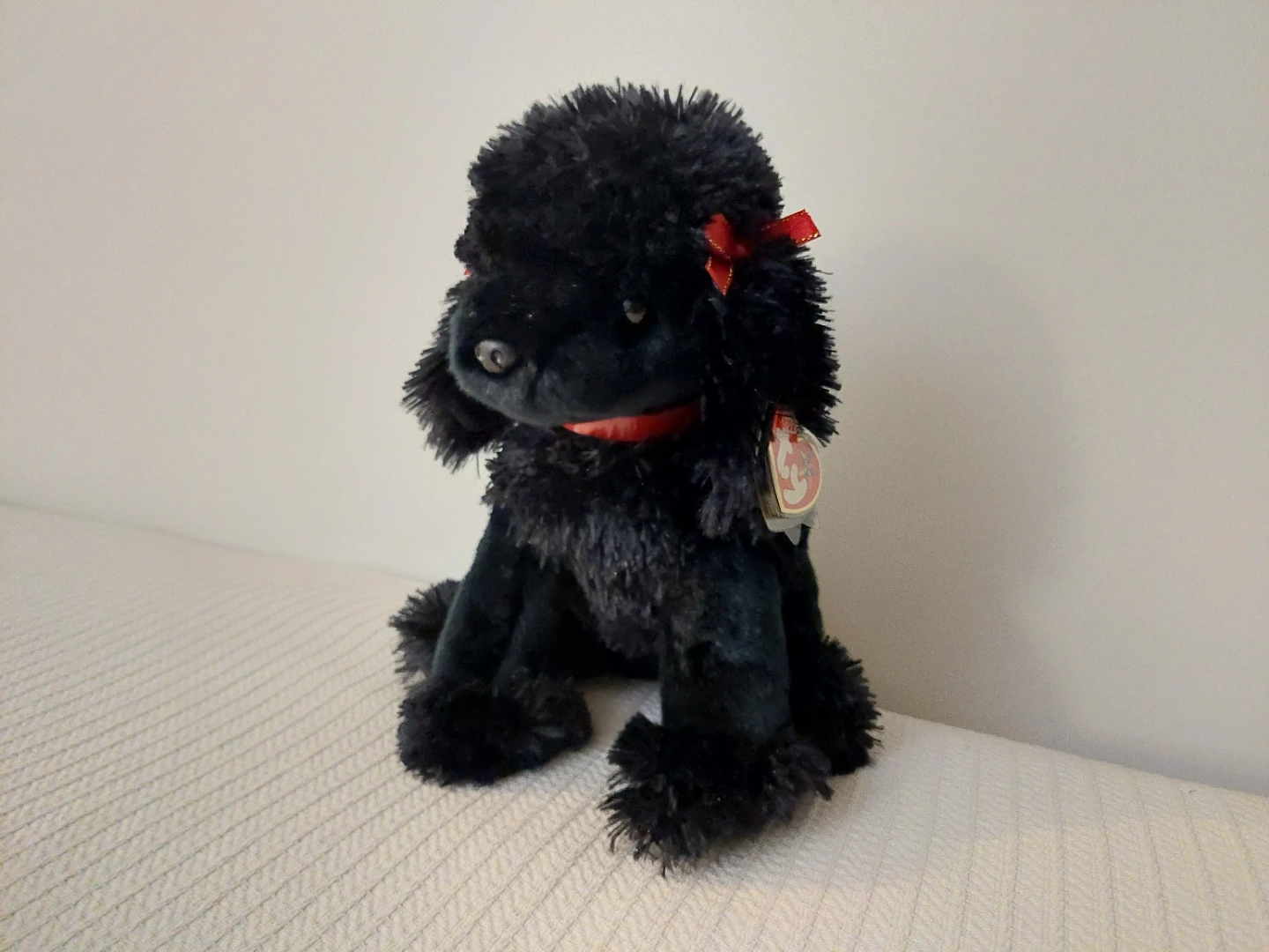 Ty Beanie Buddies Black Poodle Plush "Gigi"
