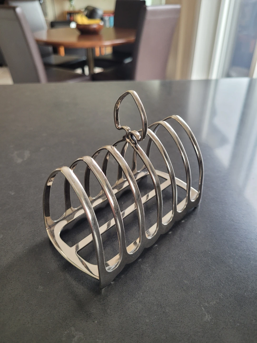 Silver Metal Toast Rack
