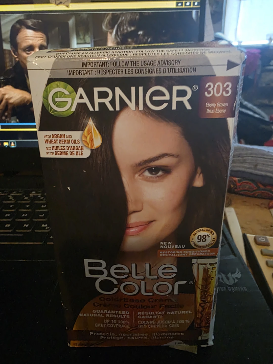 Garnier Belle Color 303 Ebony Brown Hair Dye