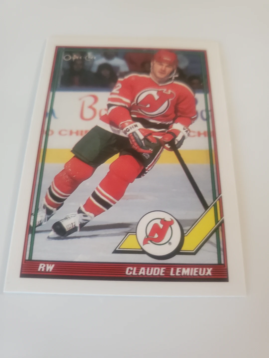 O-Pee-Chee Claude Lemieux RW Hockey Card