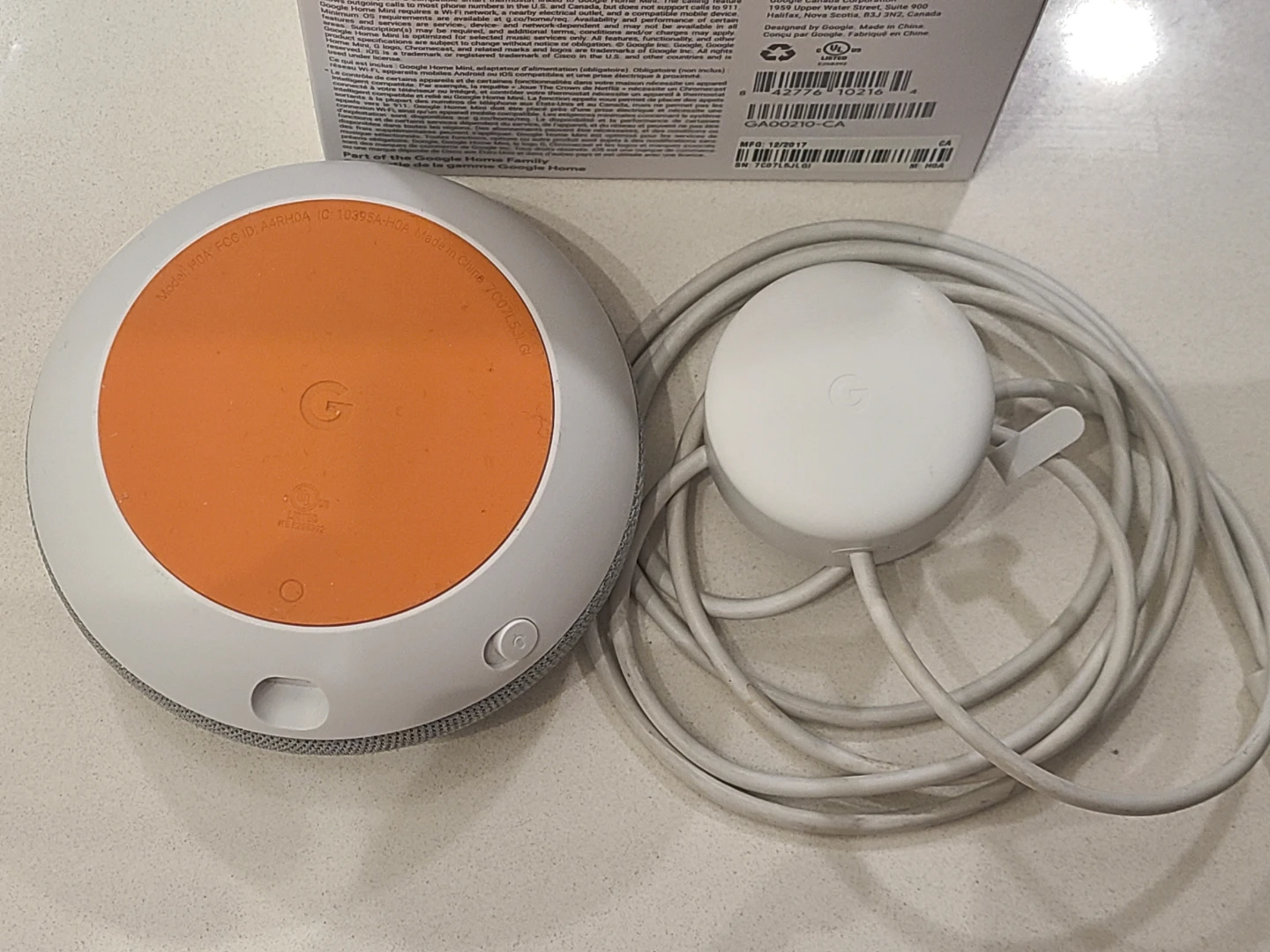 Google Home Mini Chalk - 1st Generation - photo 2