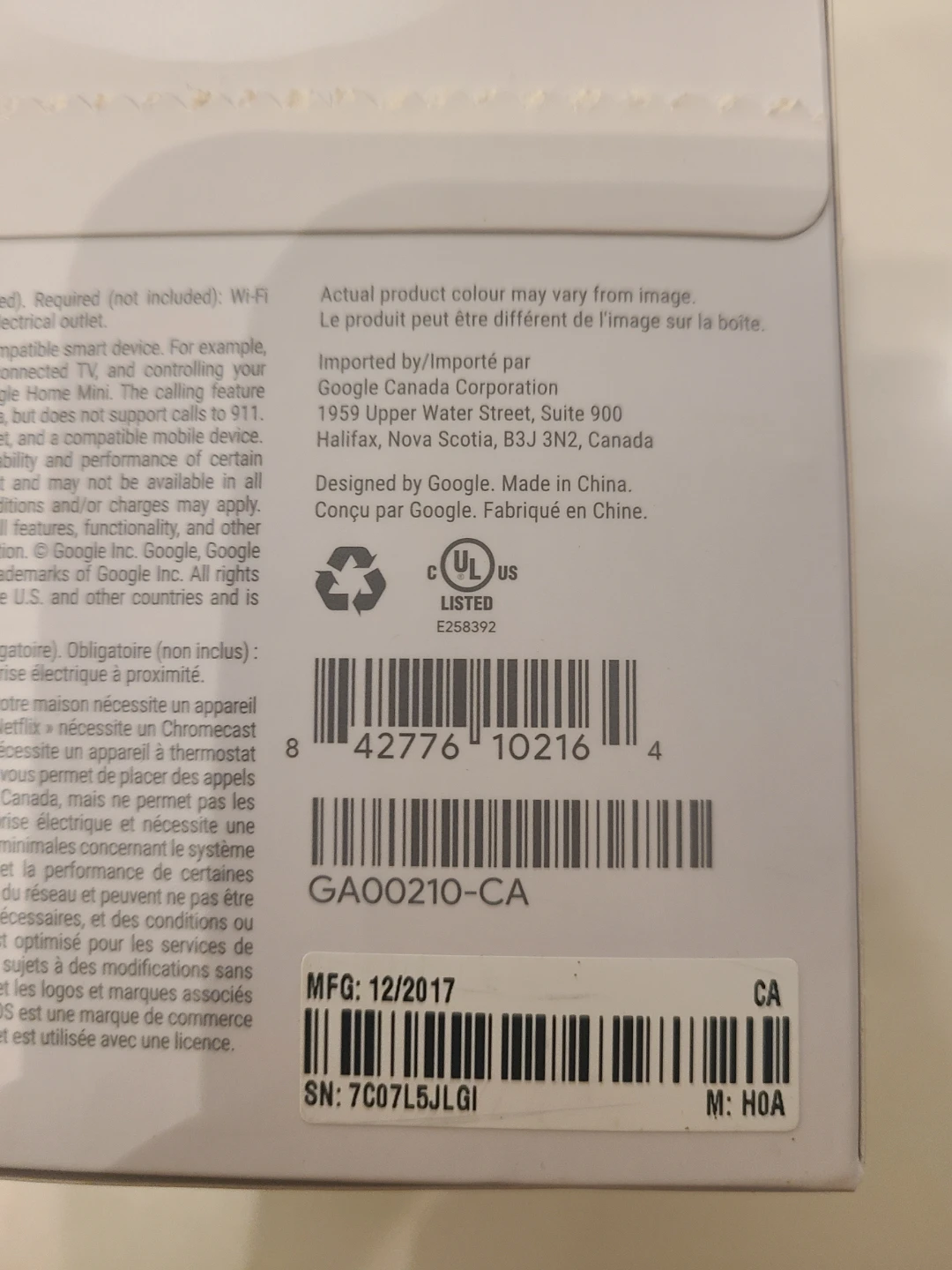 Google Home Mini Chalk - 1st Generation - photo 5