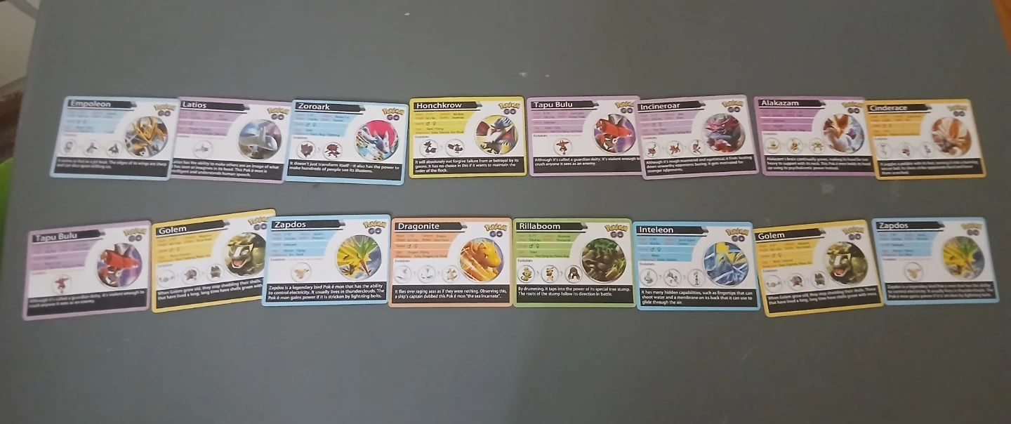 Pokémon Card Lot – 16 Pokédex Style Cards - photo 2