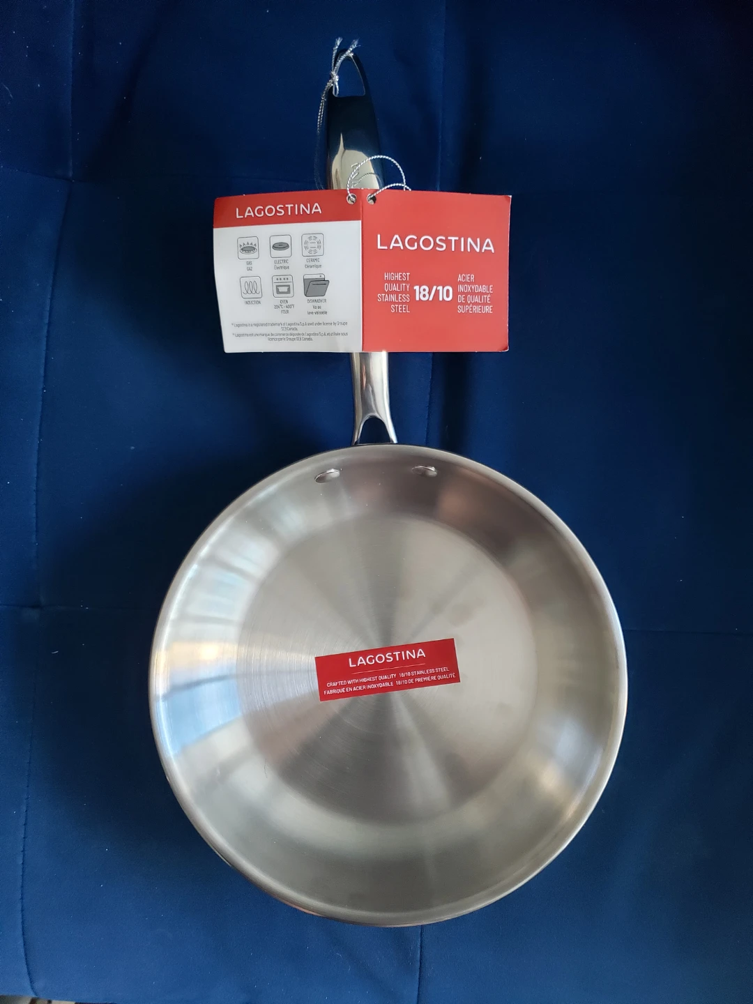 Lagostina 18/10 Stainless Steel Frying Pan