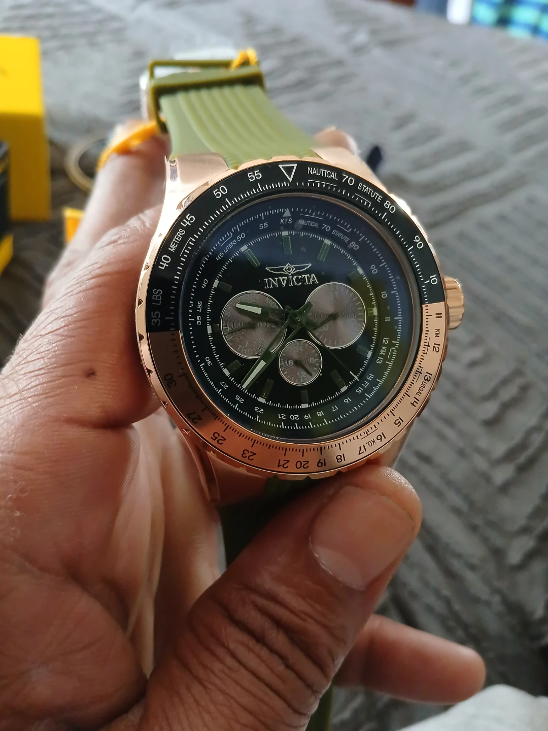 INVICTA AVIATOR SKYSHOCK MEN'S WATCH 50mm - photo 4