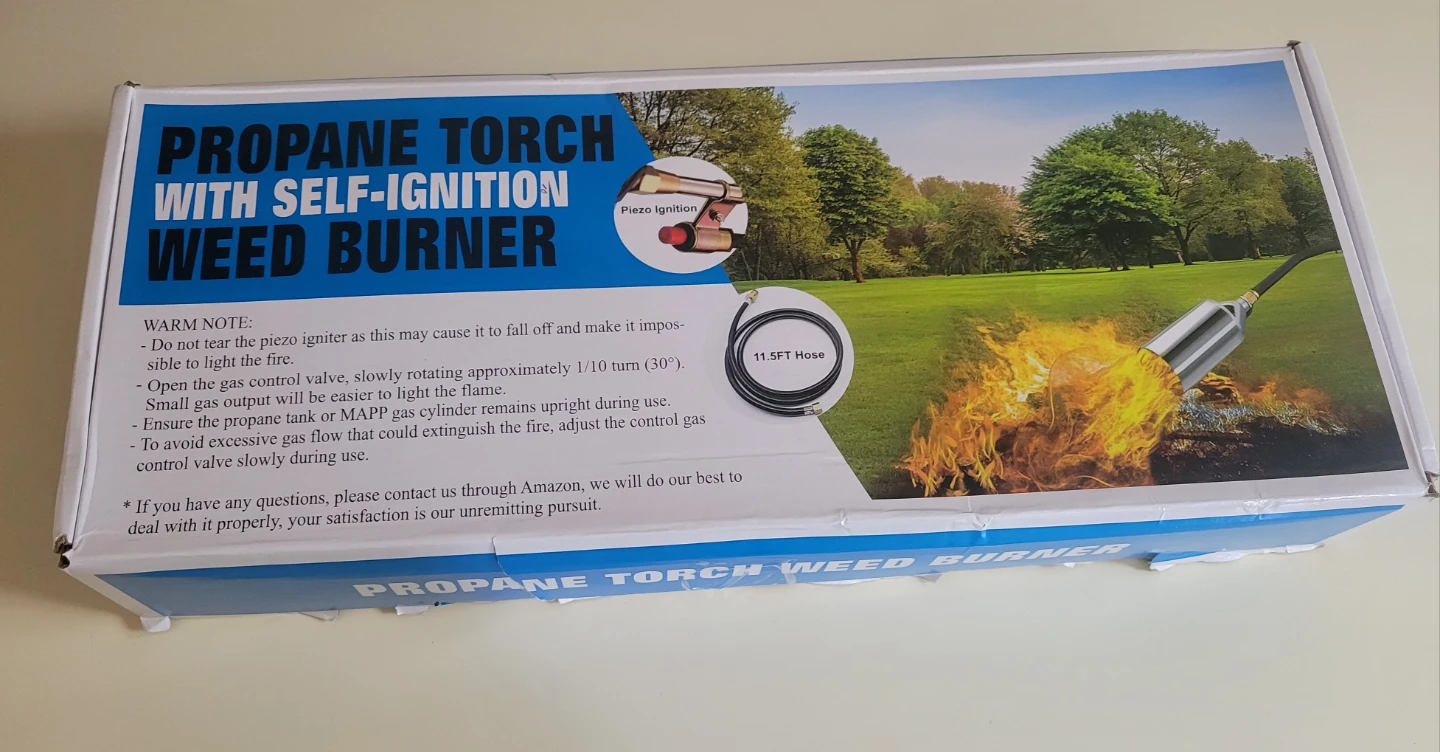 Compact Propane Roof Torch , Weed Burner, Flamethrower - photo 2