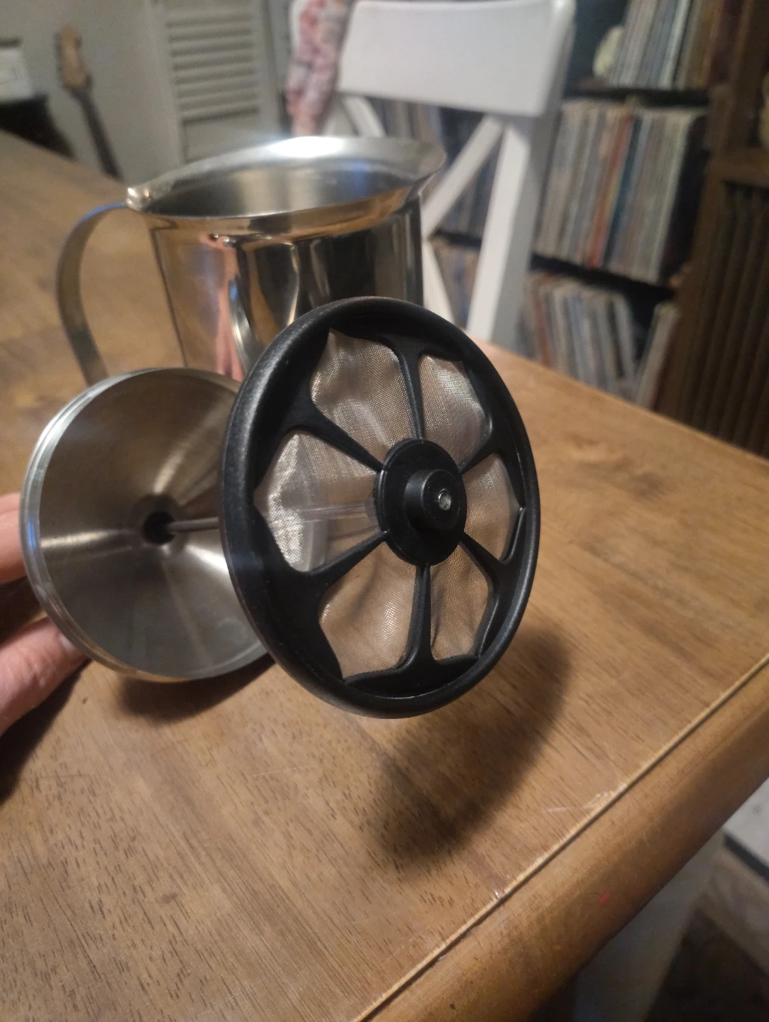 Epicure Selections Stainless Steel Milk Frother/Steamer - photo 2