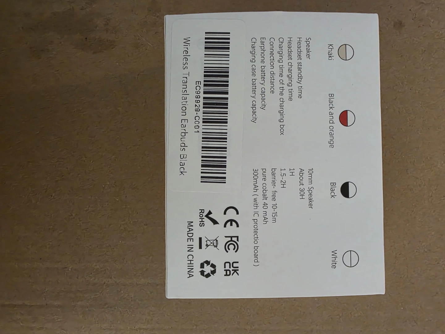Sport Wireless Earphones ANC-JM19 Black - photo 4