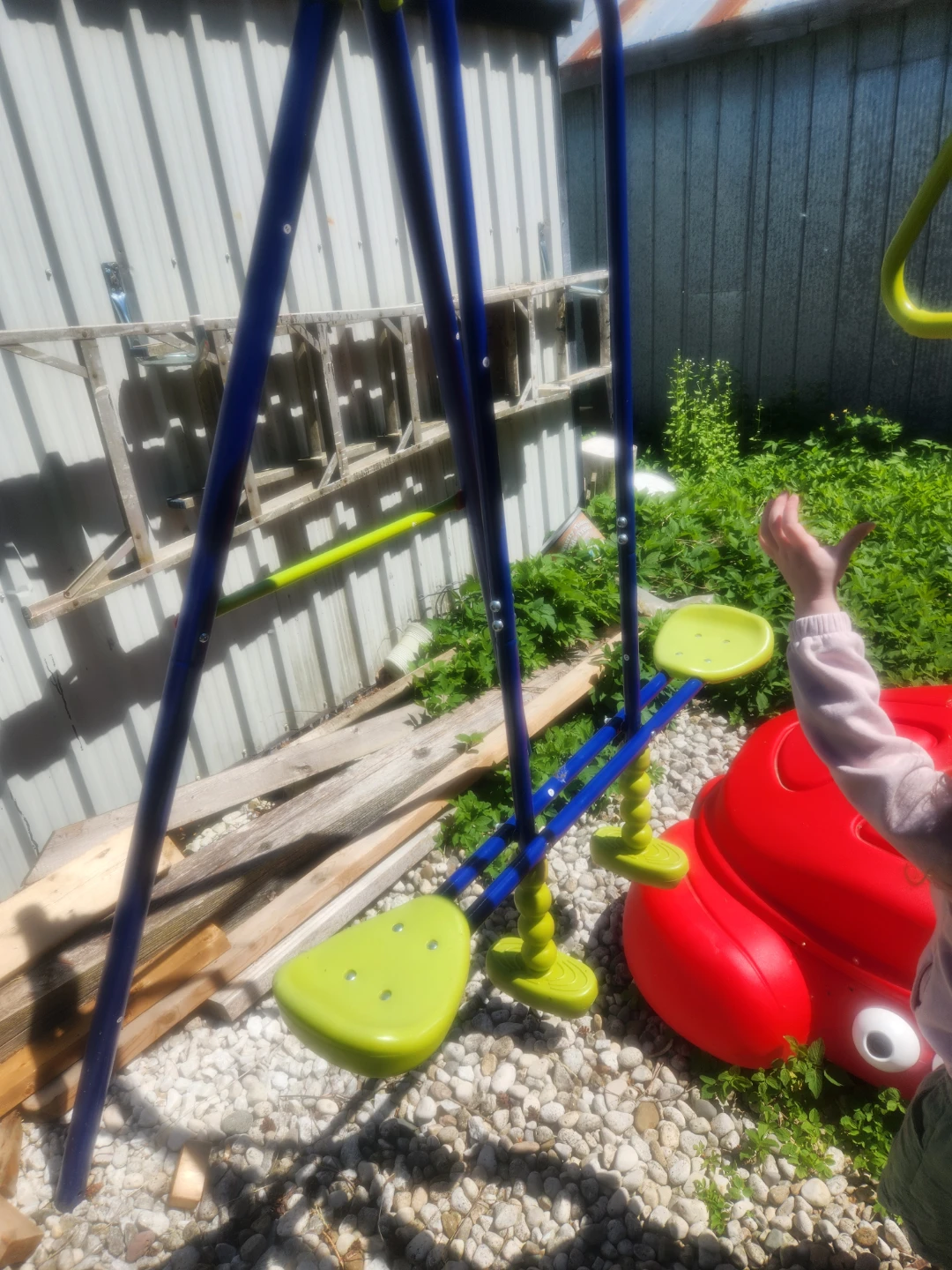 Kids Swing Set with Crab Sandbox - photo 4