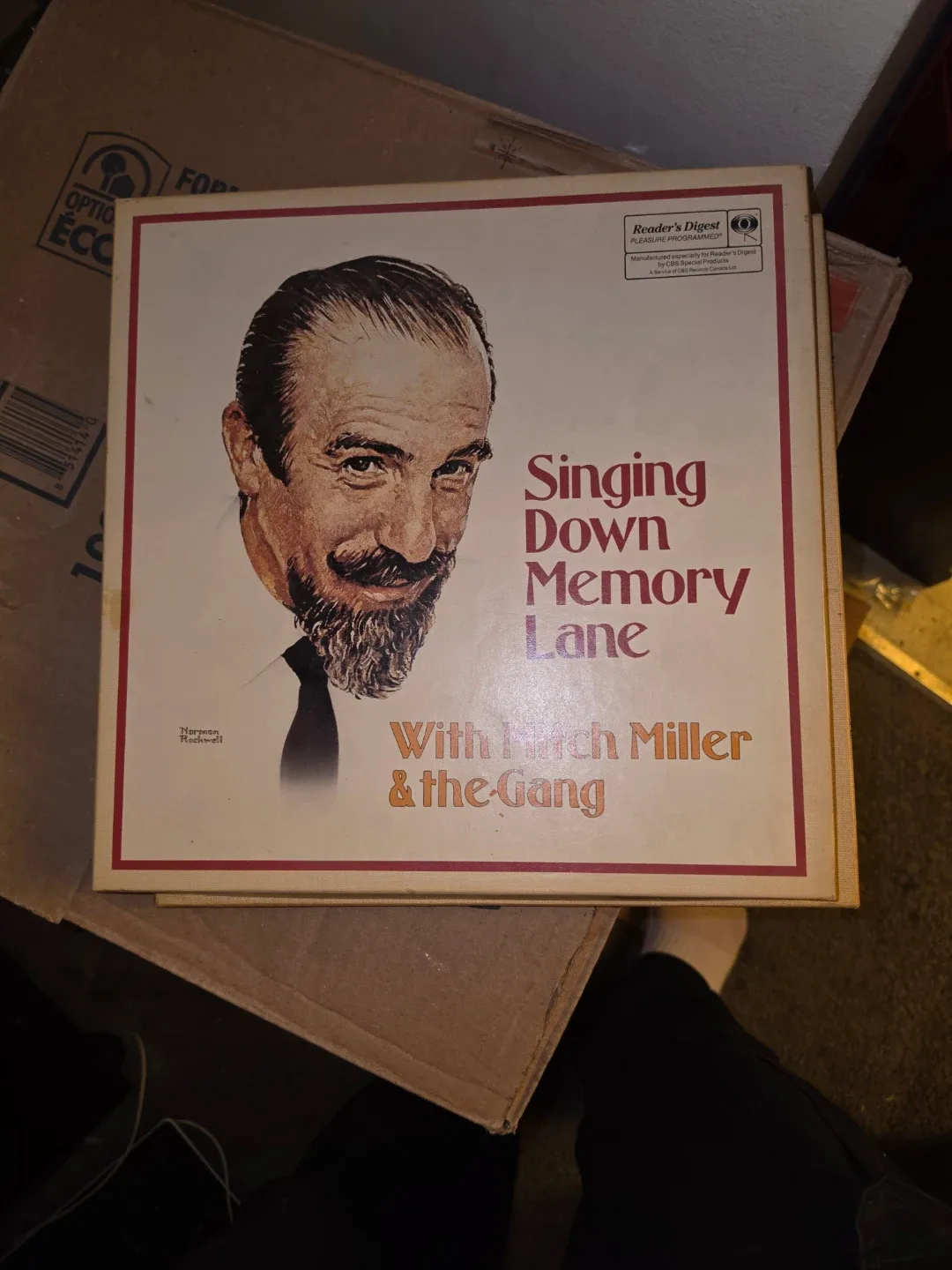 "Singing Down Memory Lane" Record with Mitch Miller
