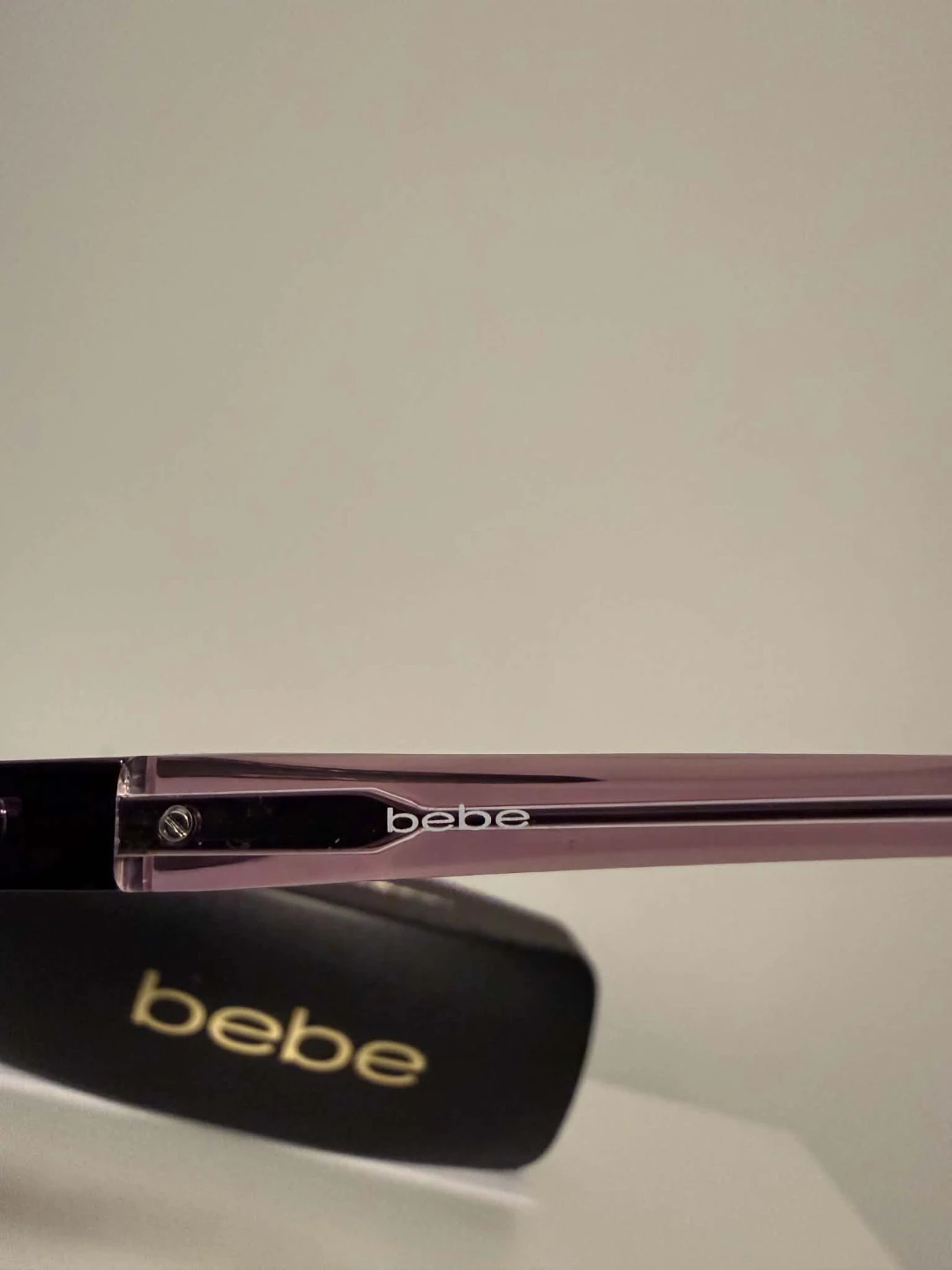 Bebe "Plum" Tortoise Gradient Sunglasses with Case – BB7191 - photo 2
