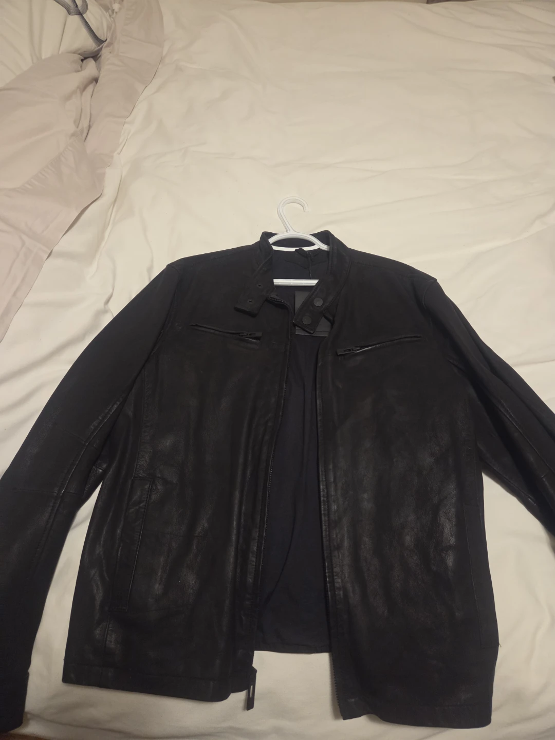 Rogue Black Leather Jacket - X-Large
